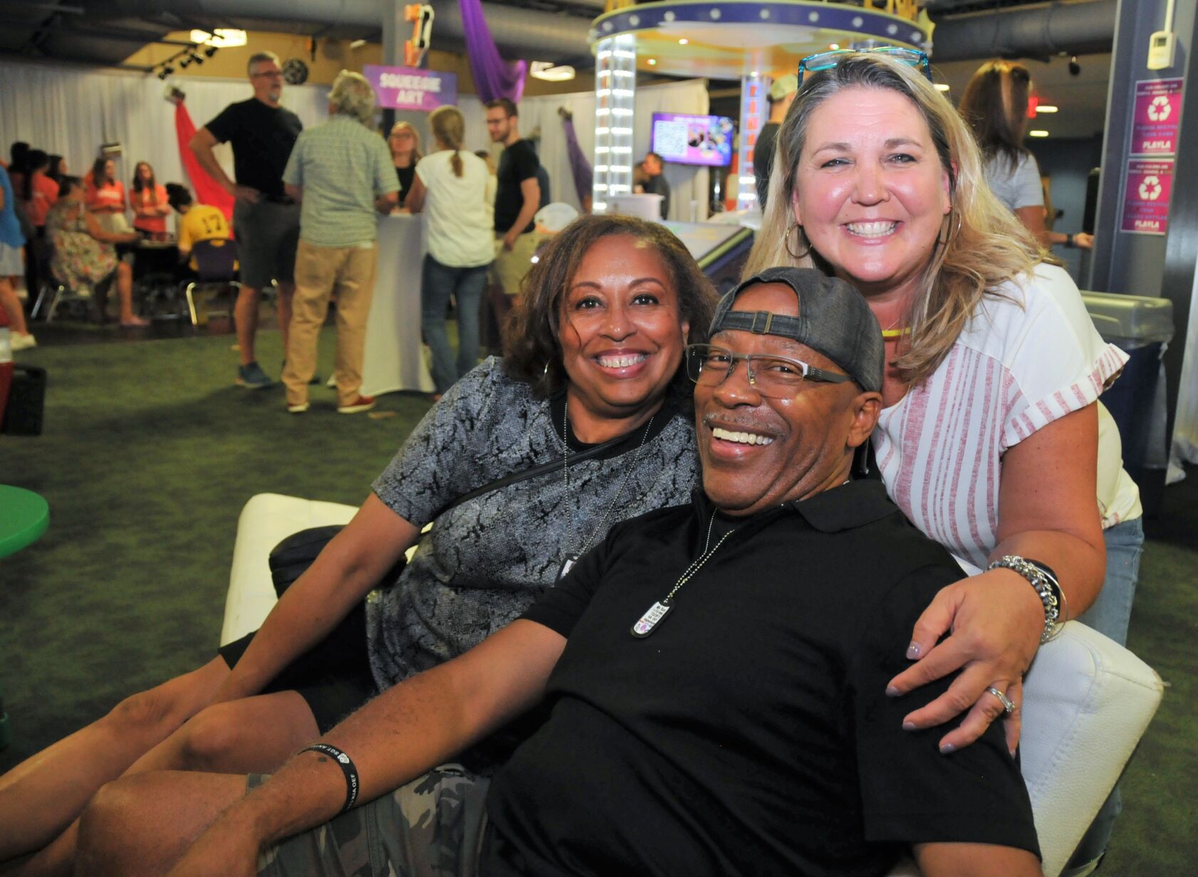 Frances and Jerome Maddox, Tracy Patkunas